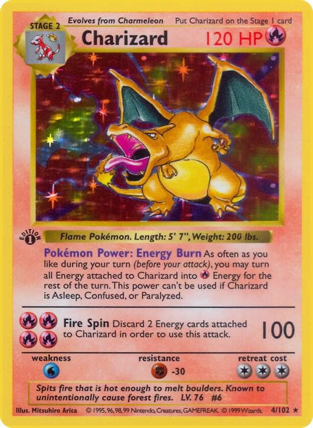 PSA 10 Gem Mint — Charizard Base Set 1st Edition